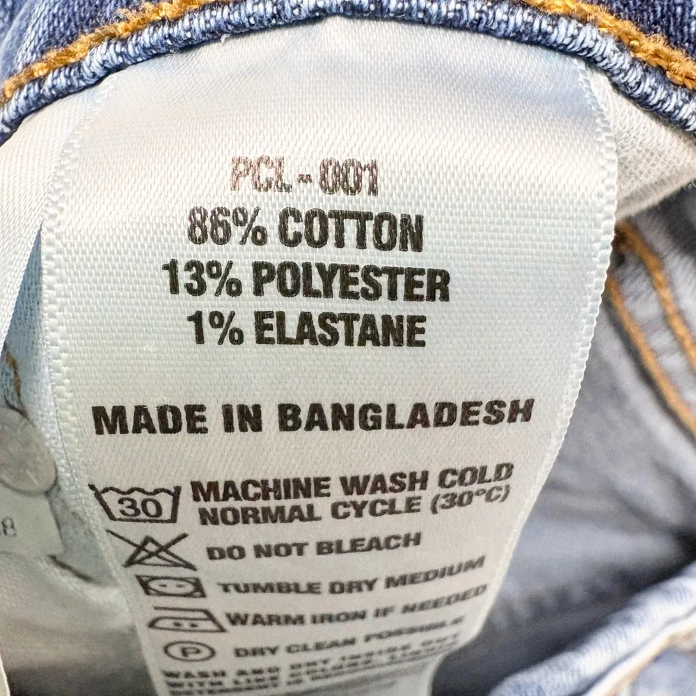 Levi's 65504 Indie Sleaze Skinny Jeans Light Wash Grunge Grunge Revival 32x34